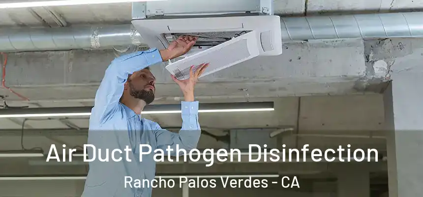 Air Duct Pathogen Disinfection Rancho Palos Verdes - CA